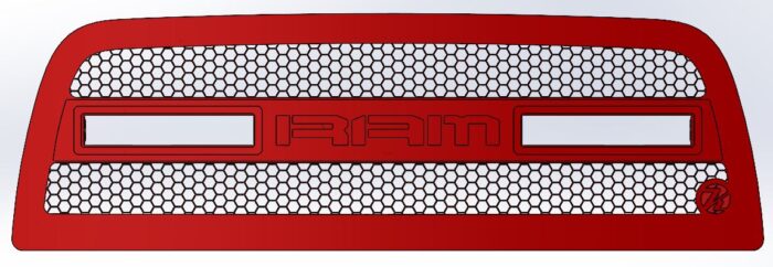 2010-2018 Ram 2500/3500 Alpha Series Grille Insert - Image 4
