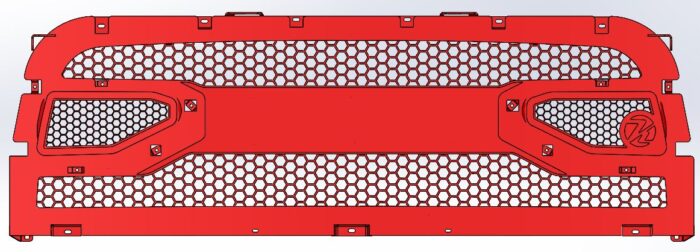 2010-2018 Ram 2500/3500 Alpha Series Grille Insert - Image 5