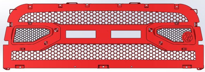 2010-2018 Ram 2500/3500 Alpha Series Grille Insert - Image 7