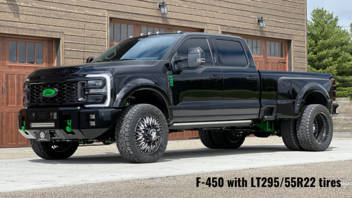 2023+ Ford F-250/350/450 4X4 Pickup Stock Height Front & Rear Air Suspension