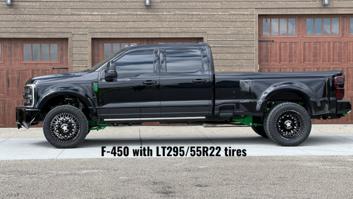 2023+ Ford F-250/350/450 4X4 Pickup Stock Height Front & Rear Air Suspension