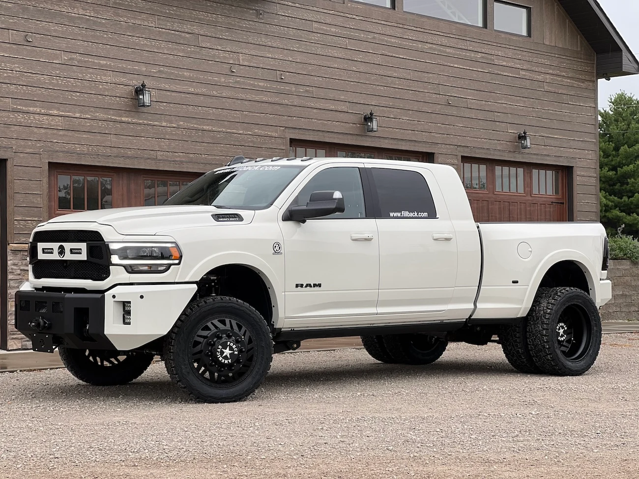 2022 RAM 2500 Truck A side view of the custom 2022 RAM 2500 Truck