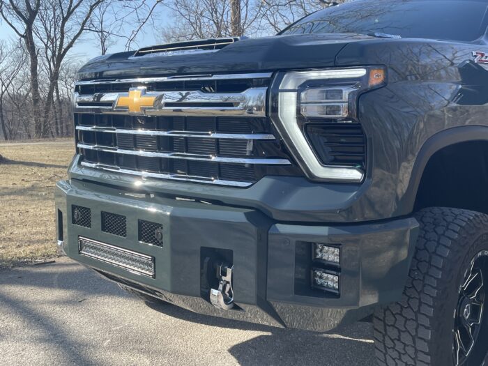 2024+ Chevrolet Silverado 2500/3500HD Delta Series Front Bumper - Image 4