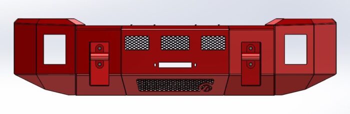 1999-2004 Ford Super Duty & Excursion Alpha Series Front Bumper - Image 2