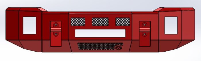 1999-2004 Ford Super Duty & Excursion Alpha Series Front Bumper - Image 4