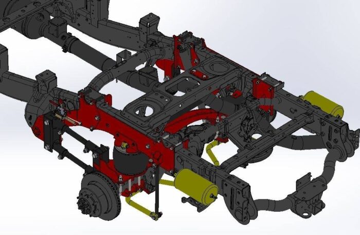 2019+ RAM 3500 PICKUP 4X4 Stock Height Front and Rear Air Suspension