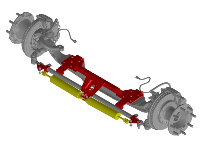 2019+ GM 4500/5500/6500 2WD Cab Chassis Dual Steering Stabilizer