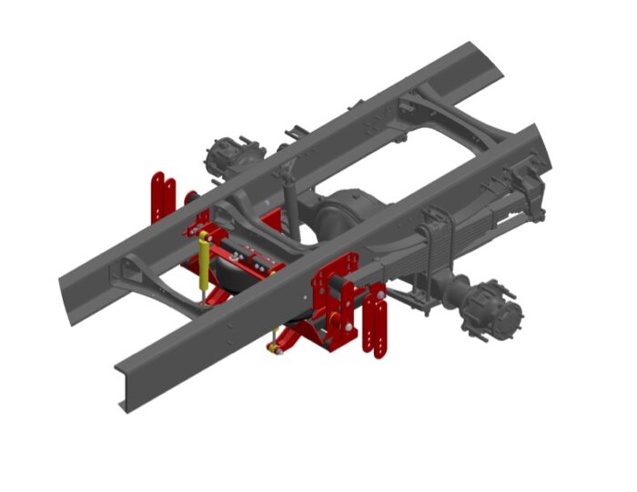 2024+ Ford F-650/F-750 2-Stage Rear Air Suspension
