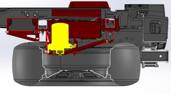 Air Lift 3H Electronic Air Control System - 2023+ Super Duty - Spare Tire Keeper - Image 2