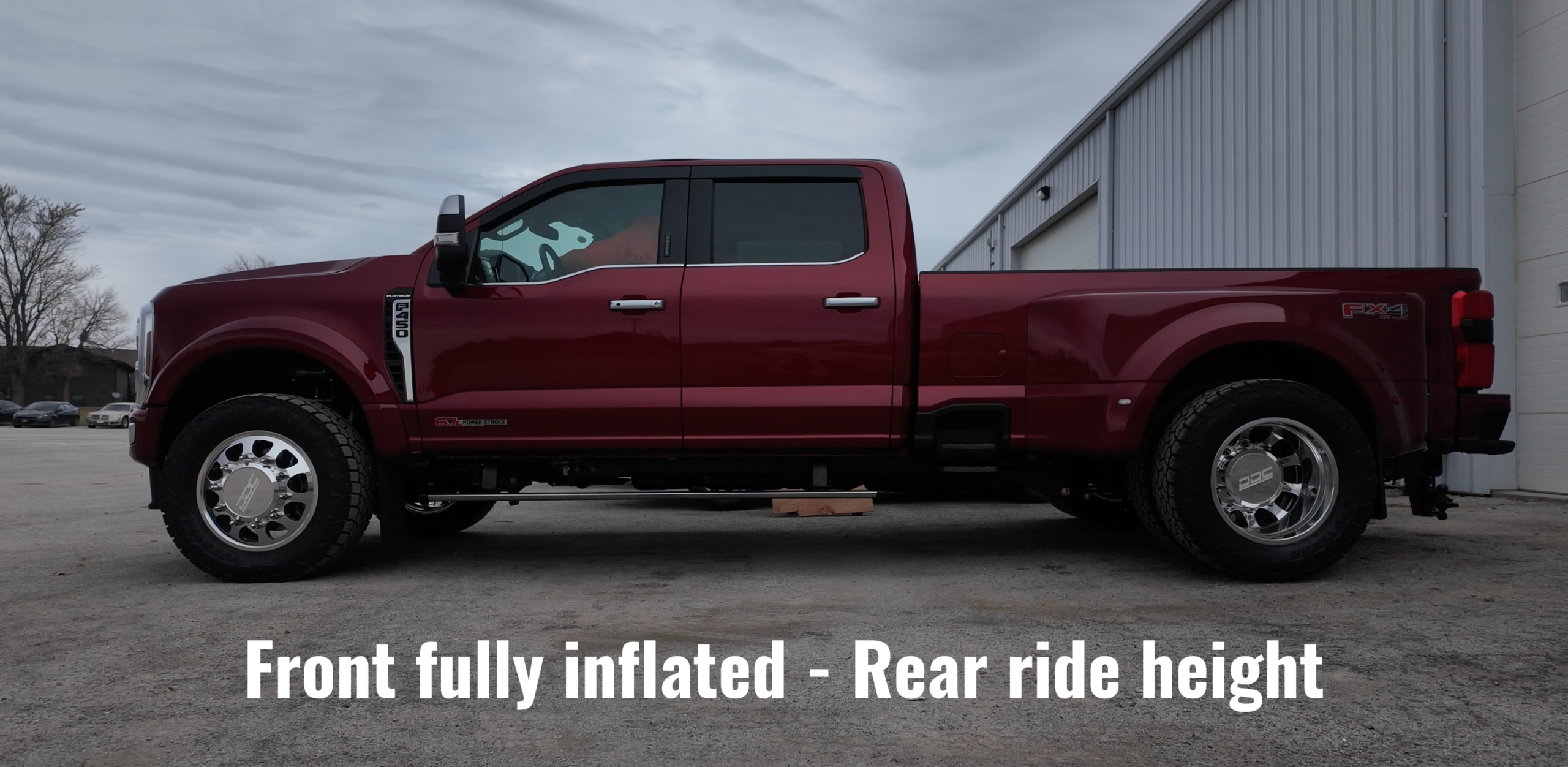 2023+ Ford F-250/350/450 4X4 Pickup Stock Height Front & Rear Air Suspension - Image 5