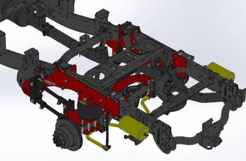 2019+ Ram 3500 P/U 4X4 4-Link Rear Air Suspension