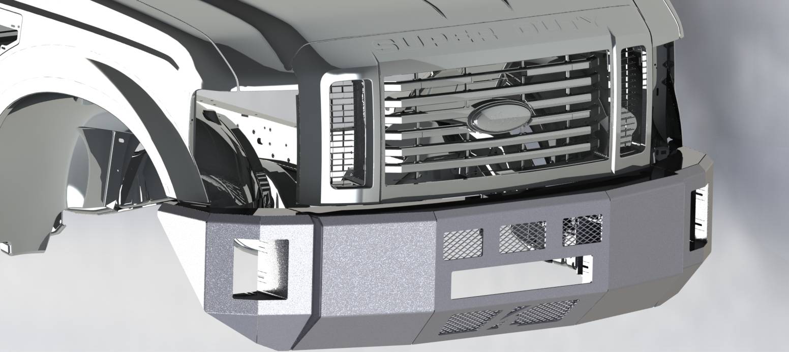 2008-2010 Ford Super Duty F-250/350/450 Bravo Series Front Bumper