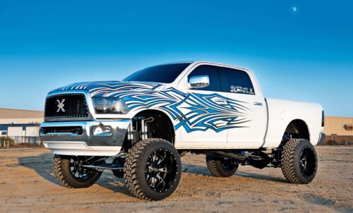 2010-2013 Ram 2500/3500 4X4 5-6" Rear Air Suspension