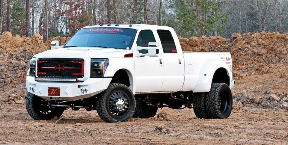 2011-2014 Ford F-450 Pickup 4X4 4-6" Rear Air Suspension
