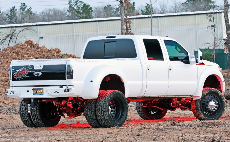 2011-2014 Ford F-450 Pickup 4X4 4-6" Rear Air Suspension