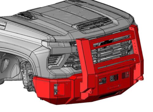 2020+ Chevrolet Silverado 2500/3500 Commander Grille Guard
