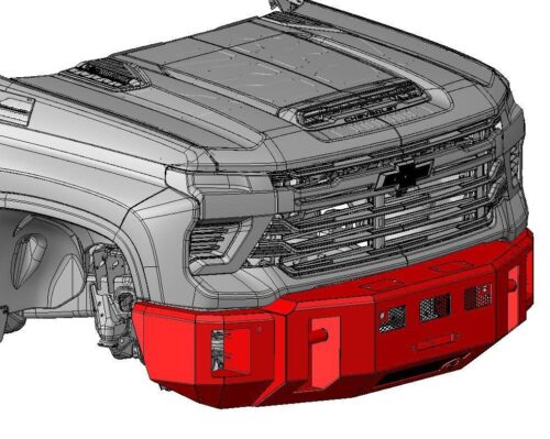 2024 SILVERADO 2500/3500 Alpha Series Front Bumper
