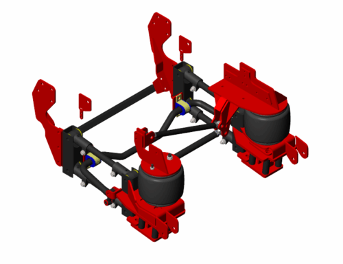 2016-2021 Ford F-650/750 4-Link Front Air Suspension