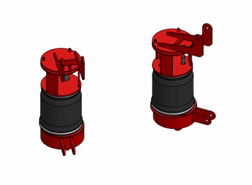 1994-2002 Ram 2500/3500 4X4 2-Stage Front Air Suspension Leveling Kit