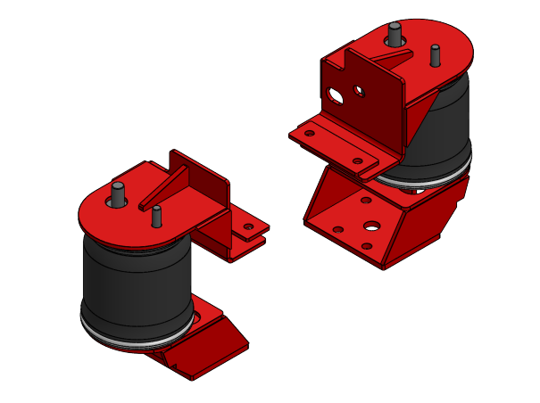 1989-1993 Ram 2500/3500 4X4 2-Stage Front Air Suspension