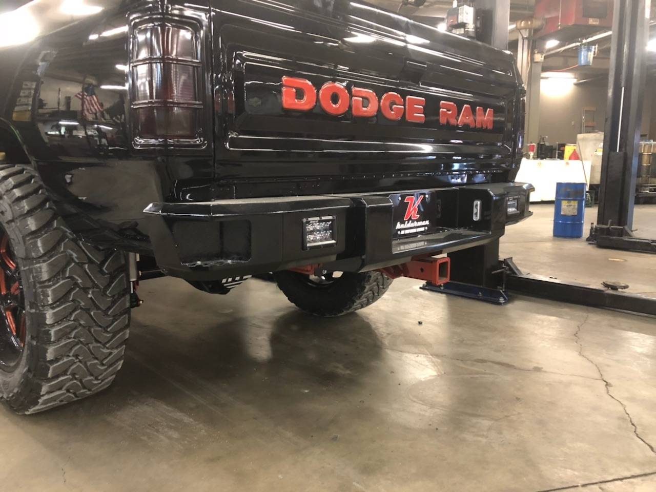 1989-1993 RAM 2500/3500 Bravo Series Rear Bumper