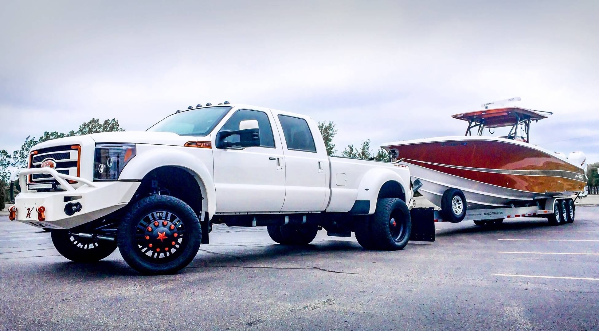 2015-2016 Ford F-450 Pickup 4X4 4-6" Rear Air Suspension