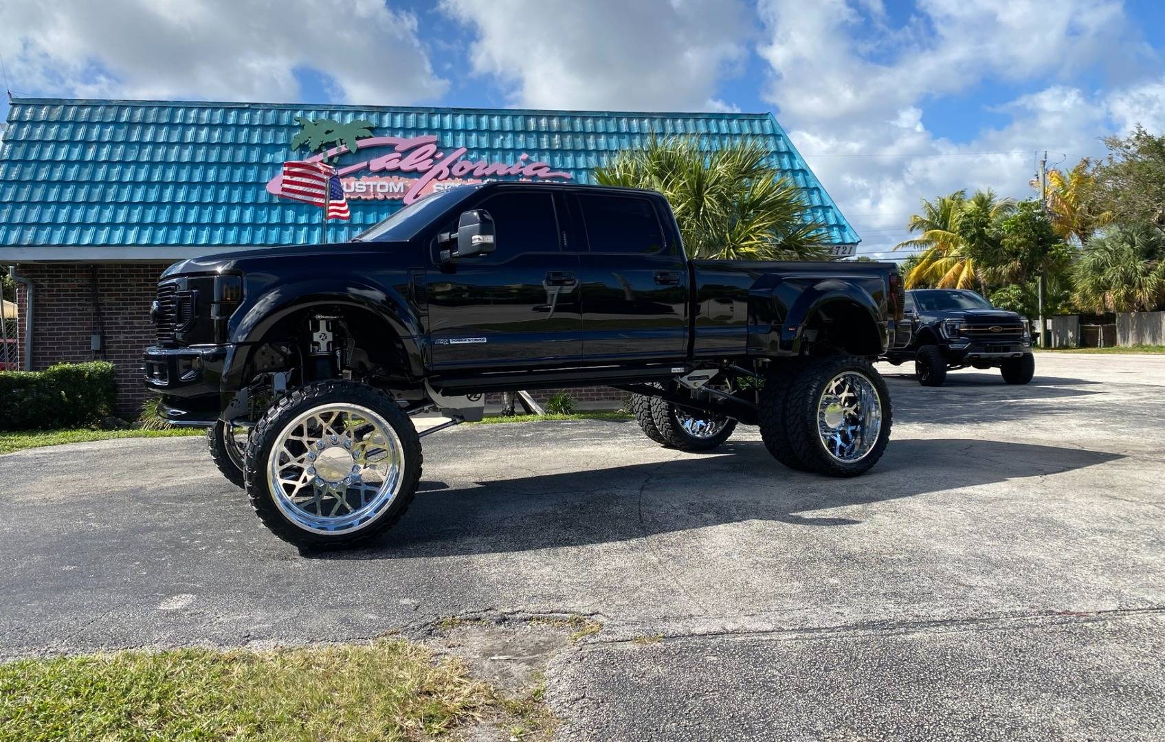 2017-2018 Ford F-450 Pickup 4X4 8-10" Front Air Suspension