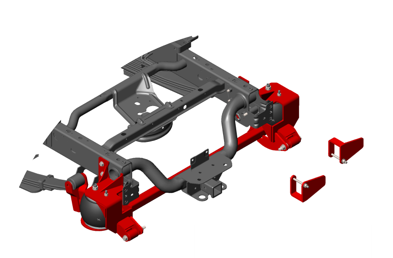 2013-2018 Ram 3500 Pickup 2-Stage Rear Air Suspension