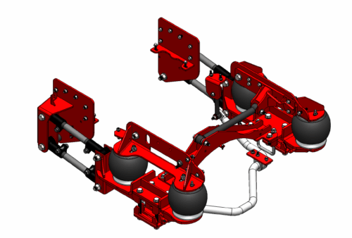 2008-2012 Ram 4500/5500 4-Link Rear Air Suspension